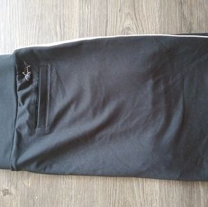 Athletic skirt black with white strip